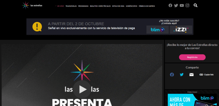Bigote Fondos Discriminar Las Estrellas, el canal de Televisa dejará de ser gratis en internet | DPL  News