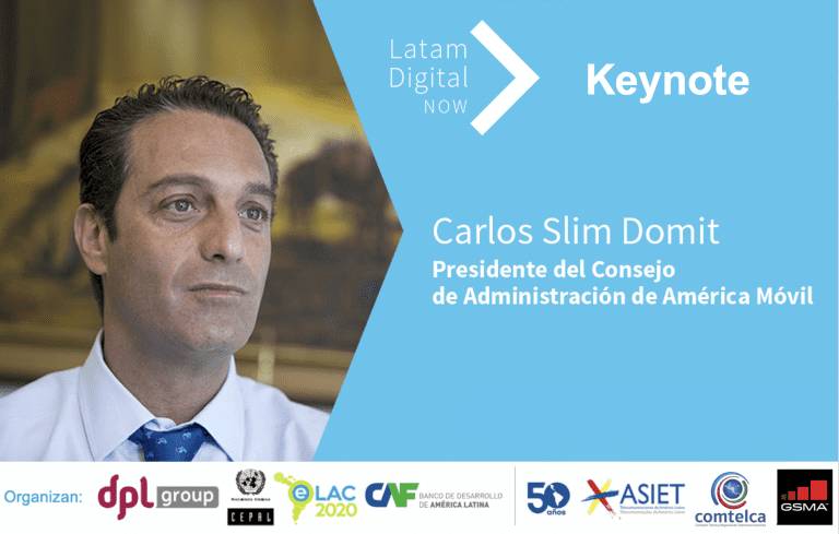 #LatamDigitalNow Keynote de Carlos Slim Domit de América Móvil