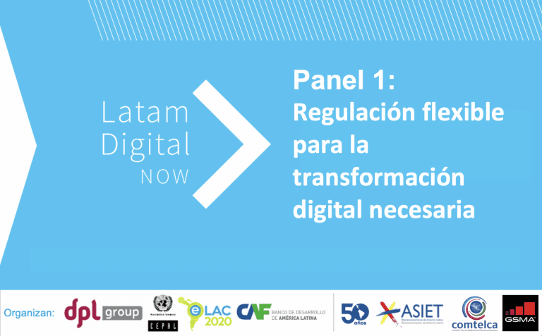 #LatamDigitalNow Panel 1: Políticas, agendas e infraestructura para la inclusión digital para el día después