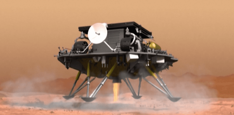 China hace historia: misión Tianwen-1 posa un vehículo sobre Marte