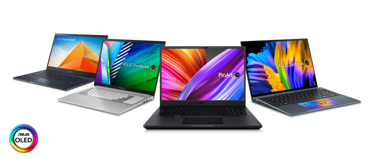 Asus lanza las primeras laptops con pantallas OLED 4K de 16 pulgadas