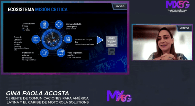 #MX5G | Una ciudad segura debe poner la inteligencia al servicio del ciudadano: Motorola Solutions