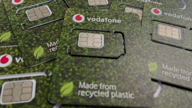 Vodafone cada vez más verde: ya ofrece SIMs de plástico reciclado