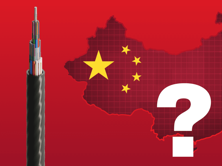 Europa limita importación de cable de fibra óptica proveniente de China