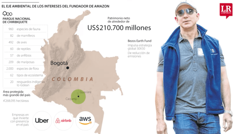 Colombia | Fundador de Amazon puso su atención en Chiribiquete y apoyará metas ambientales