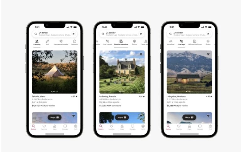 Airbnb rediseña su oferta y crea búsquedas por categorías