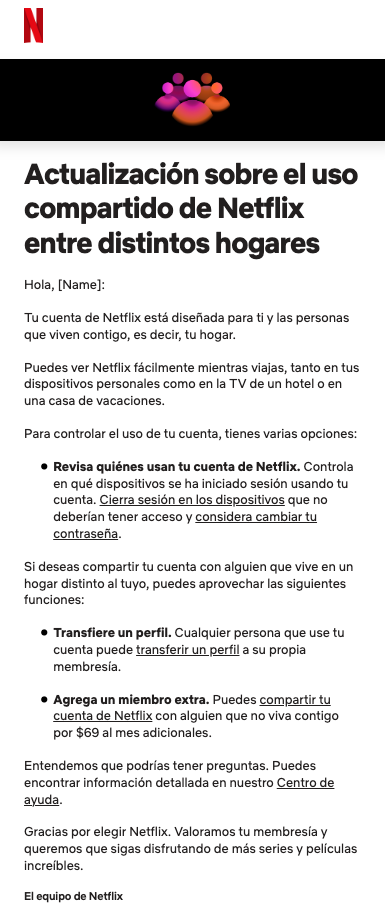 Netflix comienza a cobrar por cuentas compartidas en México, Colombia y Argentina 1 image 134