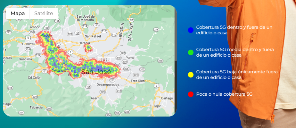 Liberty lanzó 5G en Costa Rica: lo que debes saber 1 dplnews mapa cobertura liberty 5g mc1724