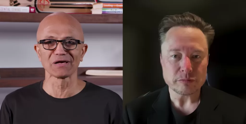 Satya Nadella, Elon Musk y Sam Altman se reúnen por IA en Microsoft Build 2025 1 satya musk