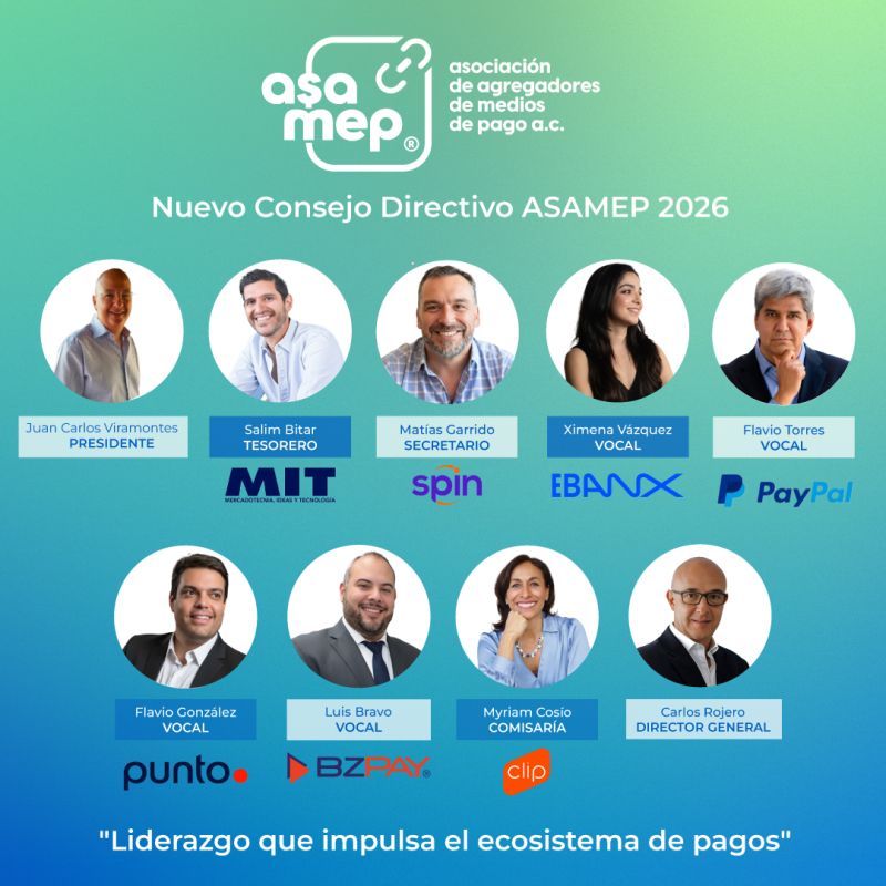 ASAMEP renueva su Consejo Directivo para fortalecer el diálogo técnico y la evolución del sistema de pagos en México 1 dplnewsASAMEP rp05012026